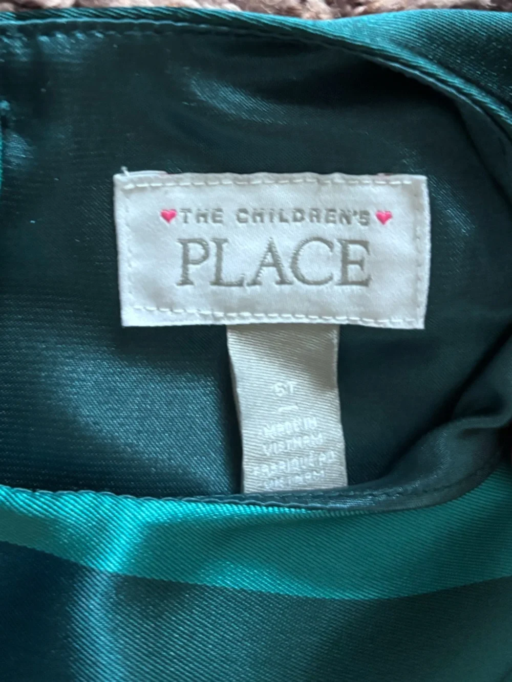 Fit Flare Dress - Teal Metallic Stripe The Children’s Place - 5